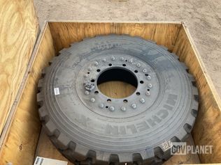 Michelin 365/80R20 Tire w/Wheel — photo 1