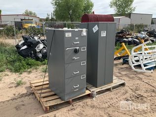 (2) Mosler Filing Cabinet Safes - photo 1