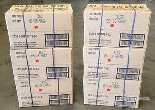 (6) Cases of Genuine U.S. G.I. Military MRE'S (Meals ready to Eat) 5/26 - photo 1