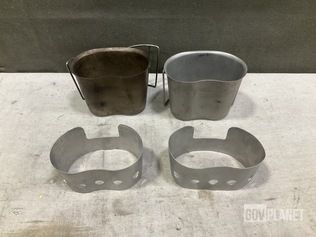 (140) Water Canteen Cups & (118) Canteen Cup Stands - photo 1