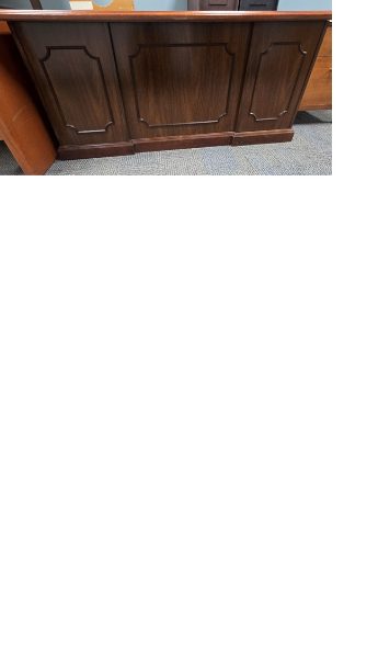 Wood Credenza and Cabinet — photo 1