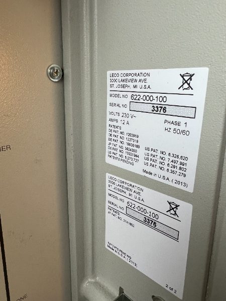 LECO C&N Analyzer — photo 1