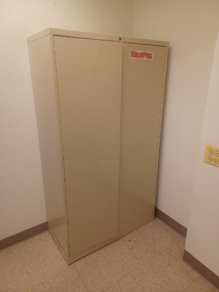 METAL SUPPLY CABINET — photo 1