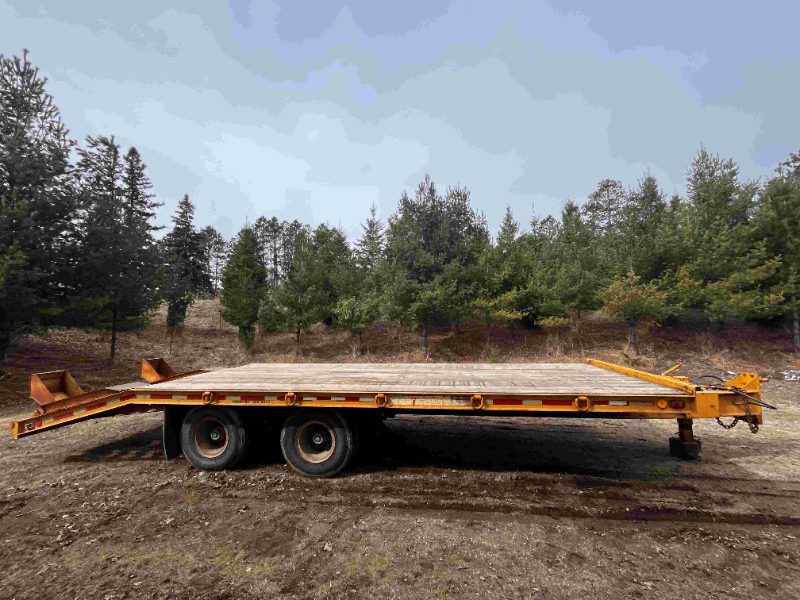 1988 Load King equipment trailer — photo 1
