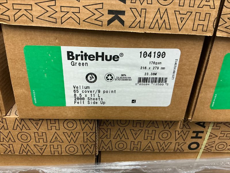 BriteHue Green Vellum65 Paper — photo 1