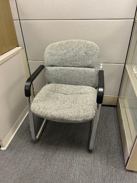 Gray Fabric Chairs — photo 1