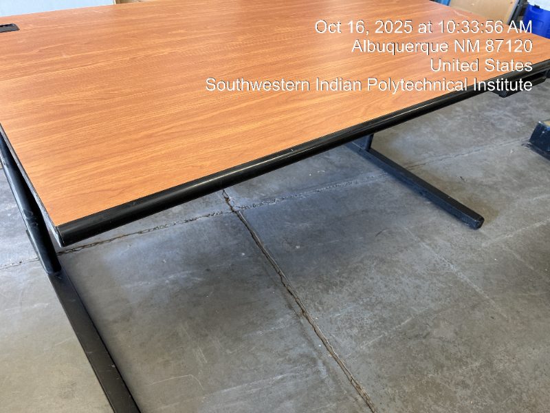 Hard wood and metal tables — photo 1