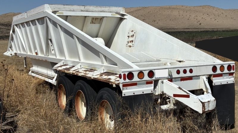 2005 Ranco 22-42-3 Triple Axle Bottom Dump Single Hopper Trailer