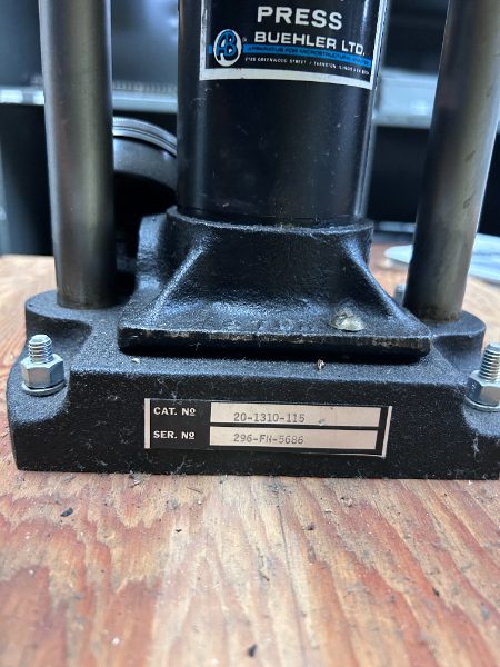 Specimen Mount Press — photo 1