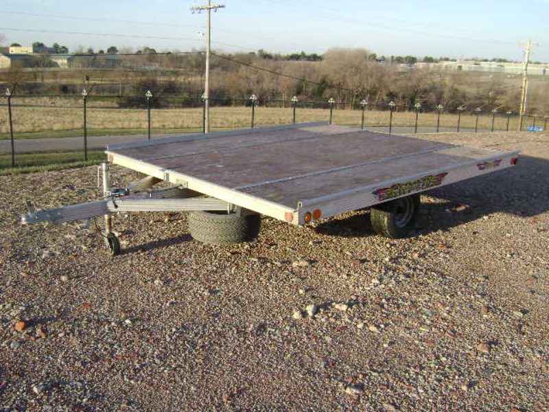 Newman's Mfg 1STA810-161l Snowmobile Aluminum Trailer — photo 1