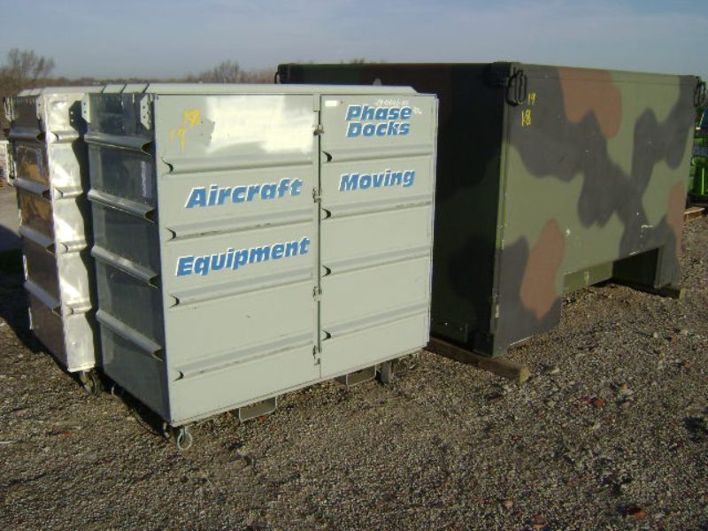 Container and Aluminum Storage Carts — photo 1