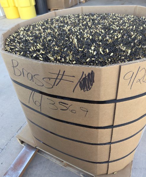 Spent Brass Castings and Brass Casings with Plastic Tip — photo 1