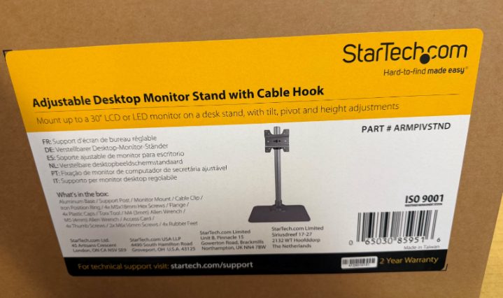 Adjustable Desktop Monitor Stand Lot — photo 1