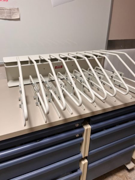 2 Wall Mounted Lead Apron Racks — photo 1