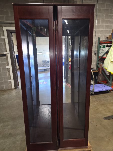 2 Wood Display Cases - photo 1