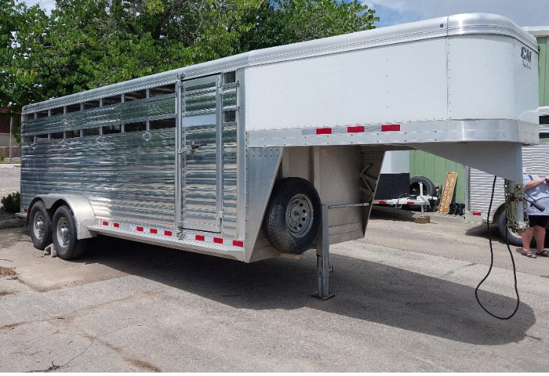 2017 Circle M Stock/Horse Trailer - photo 1