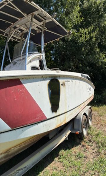 2006 Boston Whaler 240 Outrage 24-foot Vessel w/ Trailer, 2 ea Mercur - photo 1