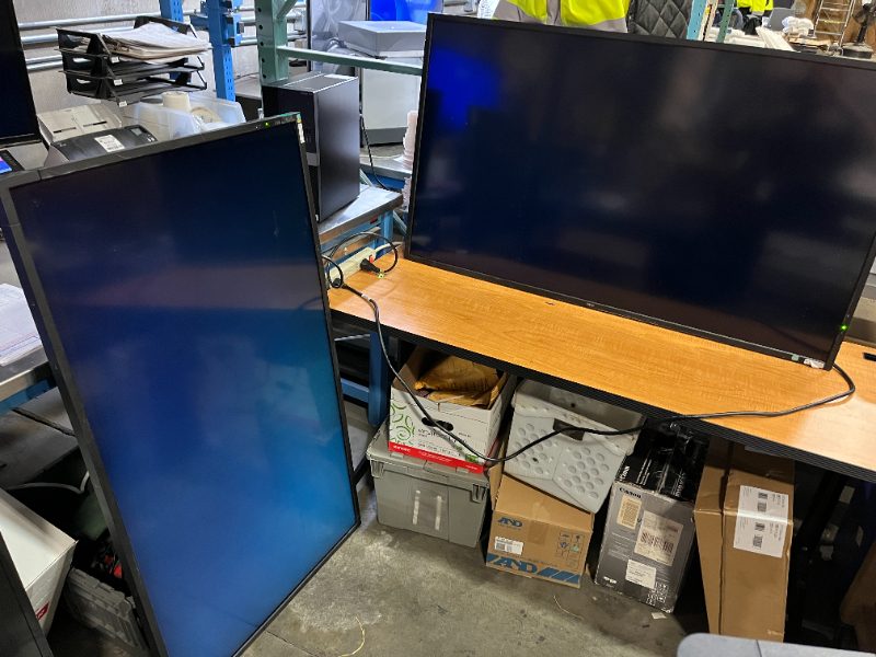 (2) 55" Monitors — photo 1