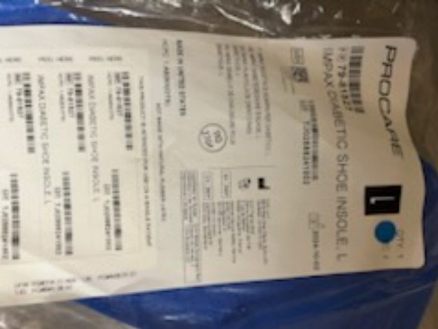 Diabetic Shoe Insoles (Large) — photo 1
