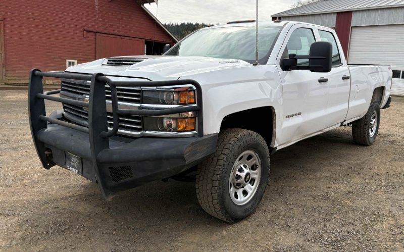 2018 CHEVROLET K3500HD SILVERADO DOUBLE CAB-WT — photo 1
