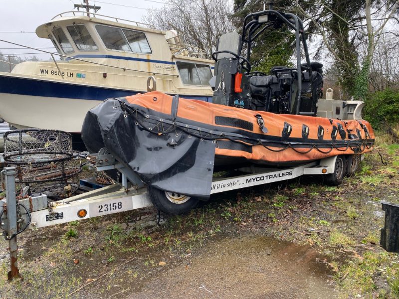 ZODIAC BOAT & TRAILER — photo 1