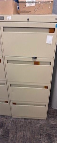 4 Drawer File Cabinets (140 EA) — photo 1