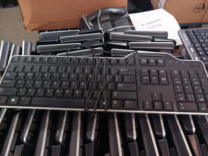 One Lot of Keyboards and Mouse (Est 100 ea) — photo 1
