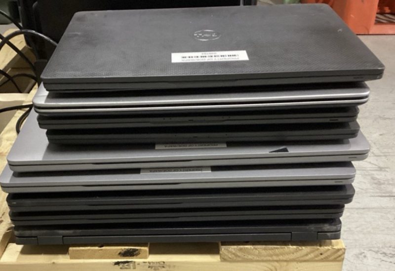 One Lot of Dell Laptops (est 9 ea) — photo 1