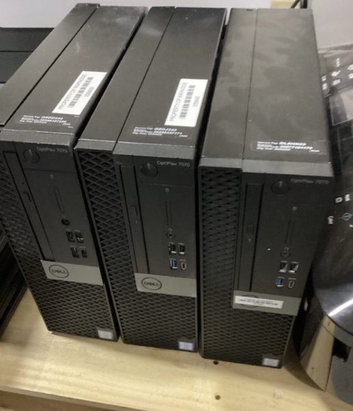 One Lot of Desktop Computers (est 3 ea) — photo 1