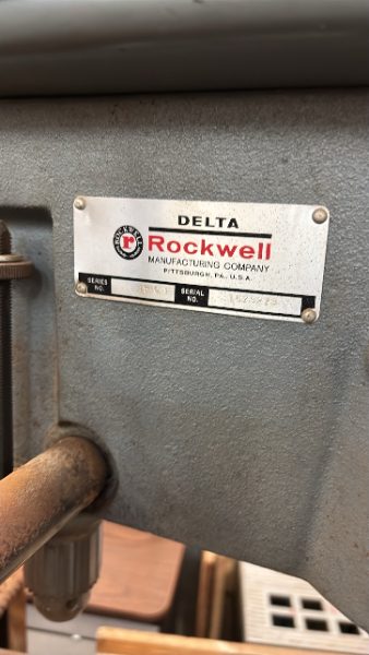Vintage Rockwell Delta Drill Press — photo 1