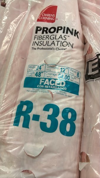 One Lot of FiberGlas Insulation (est 30 ea) - photo 1