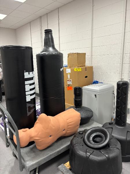 (1) LOT OF MISCELLANEOUS GYM EQUIPMENT