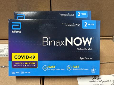 BINAX NOW COVID-19 ANTIGEN SELF DESTS