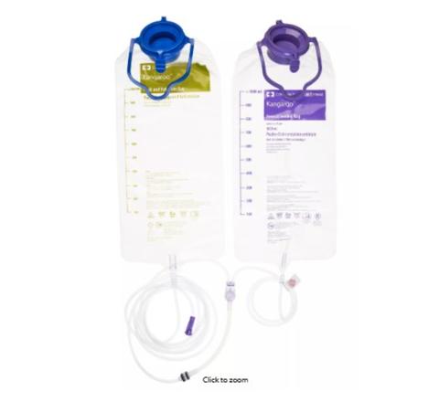 Kangaroo ePump Enteral Feeding Pump Sets with Flush Bags
