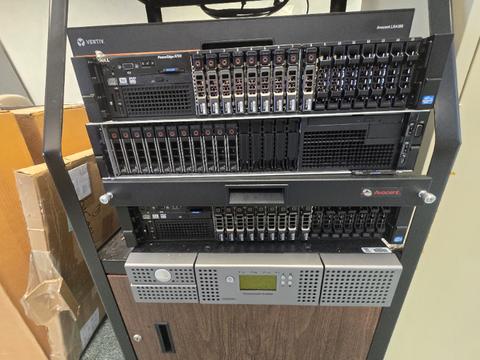 Lot of servers and switches