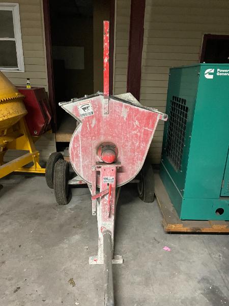 Red Concrete Mixer