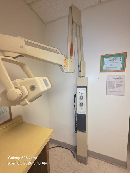 wall mounted dental x-ray machine