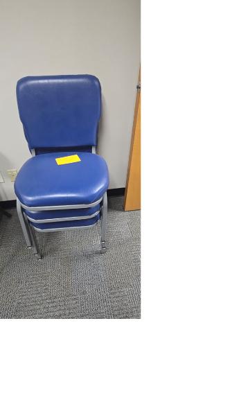 Blue chairs - no armrests