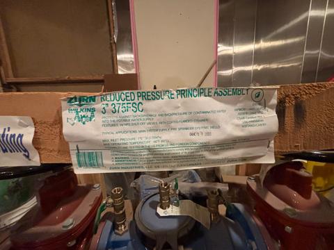 BACK FLOW VALVES