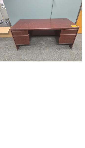 Standard/non-ergonomic wooden desk