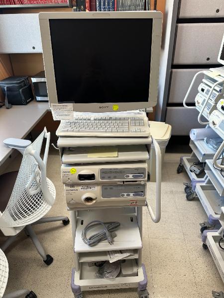 Olympus VISERA Pro Endoscopic Camera System with Cart