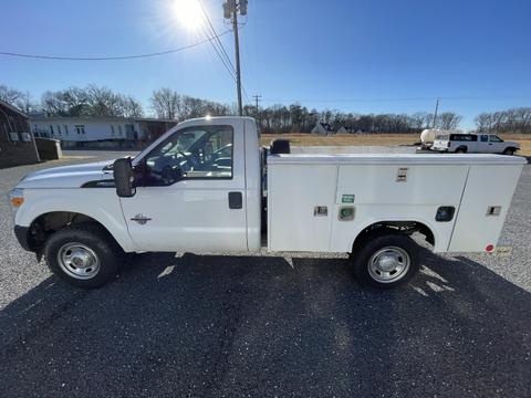 2012 FORD F-250 SUPER DUTY DIESEL UTILITY BODY TRUCK 4X4