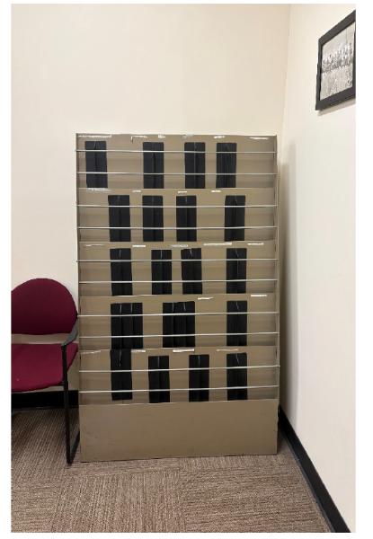 Literature Display Floor Rack