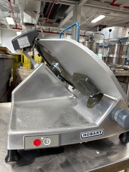 Hobart commercial food slicer