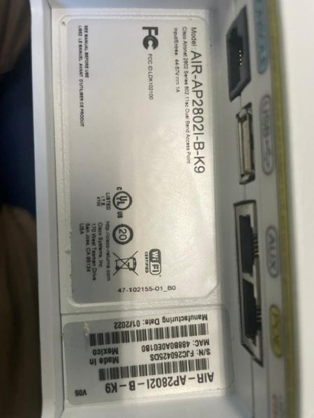 CISCO AIR ACCESS POINTS model AP28021-B-K9