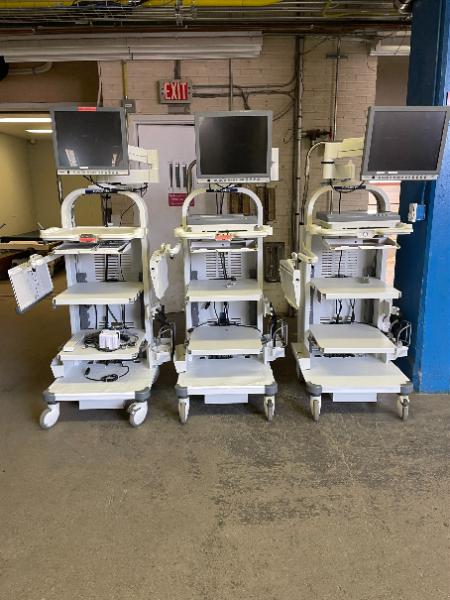 Endoscopy Workstation Carts