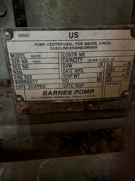 (1) Water Pump