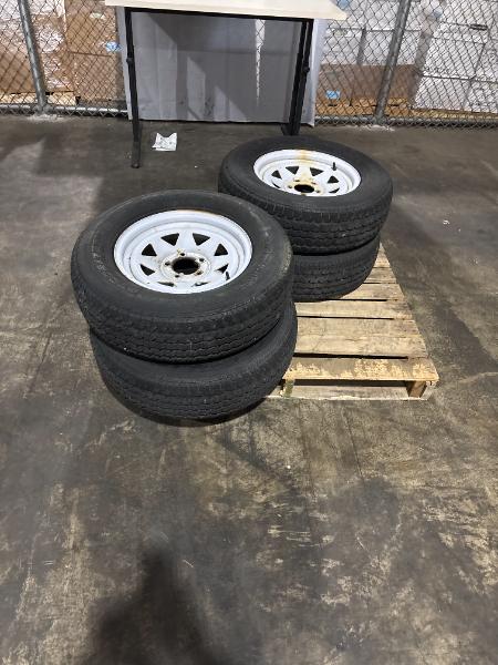 (4) Used tires