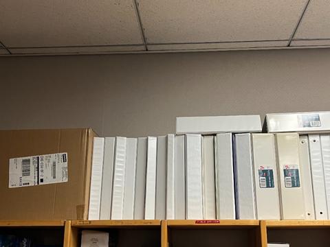 Three ring binders