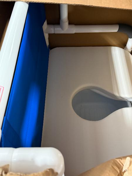 MJM international Bariatric Shower/commode pail